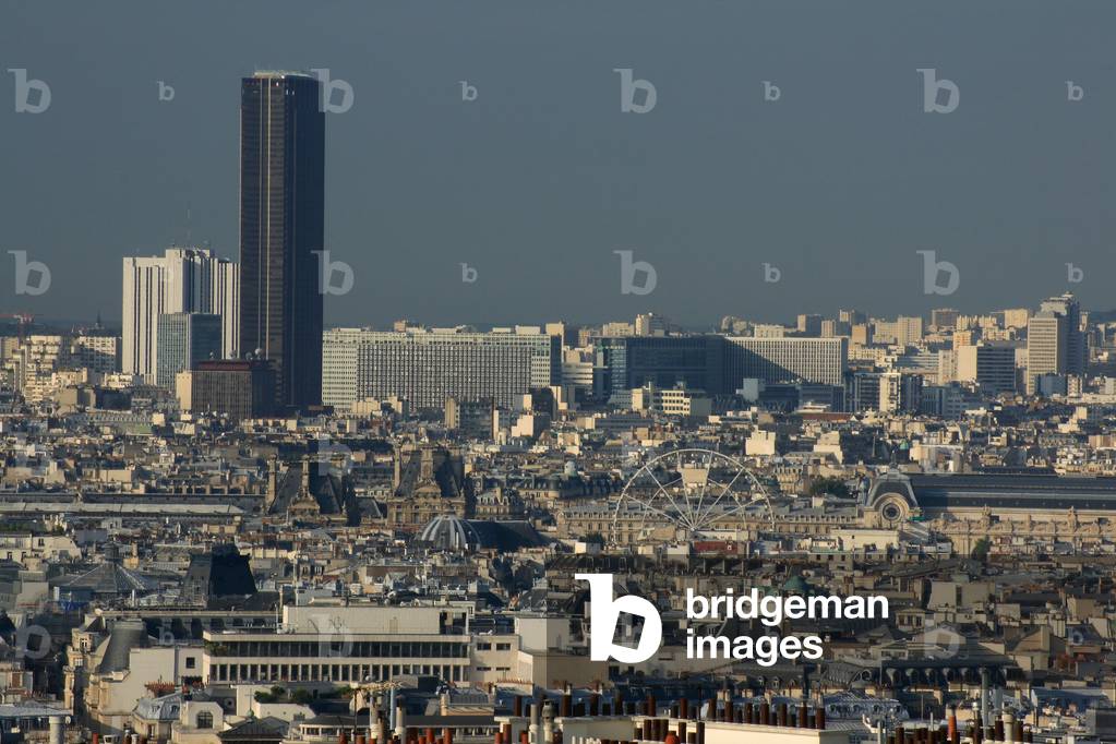 View of the rooftops of Paris