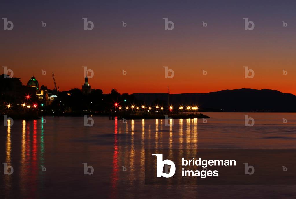Evian, on Lake Leman, Haute-Savoie, France, 2019 (photo)