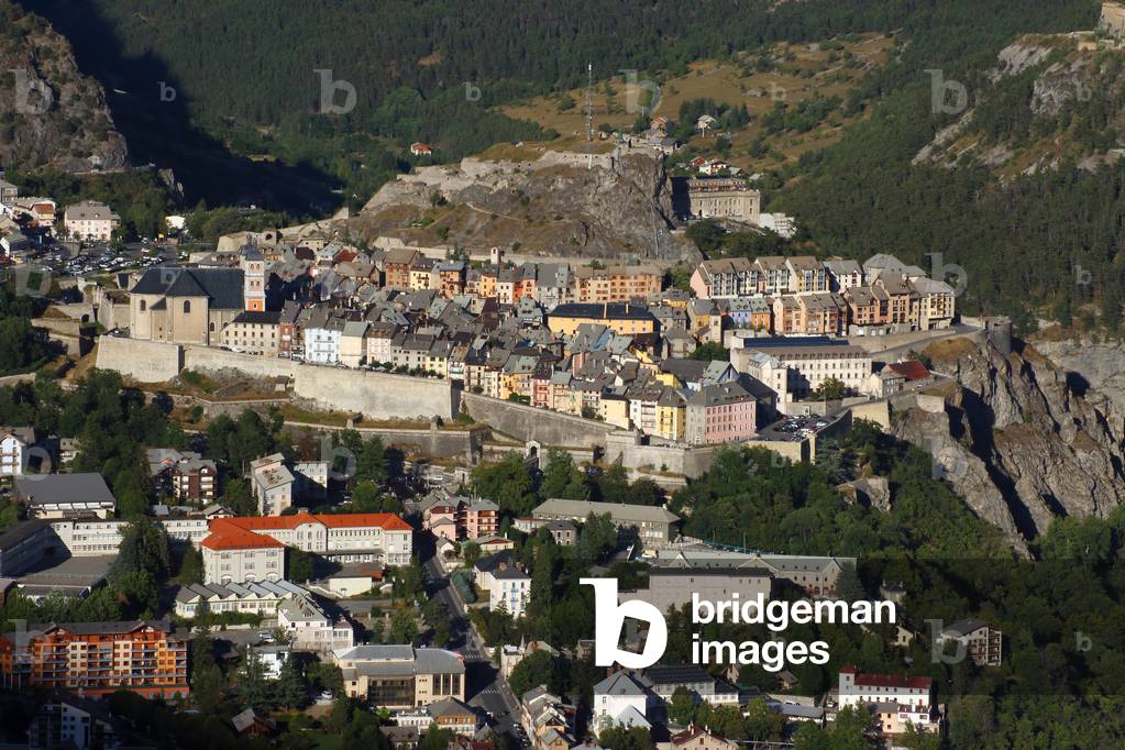 Briancon, Fortifications, The citadel and ramparts of the town of Briançon in the French Alps, Provence-Alpes-Cote d'Azur, France, 2019 (photo)