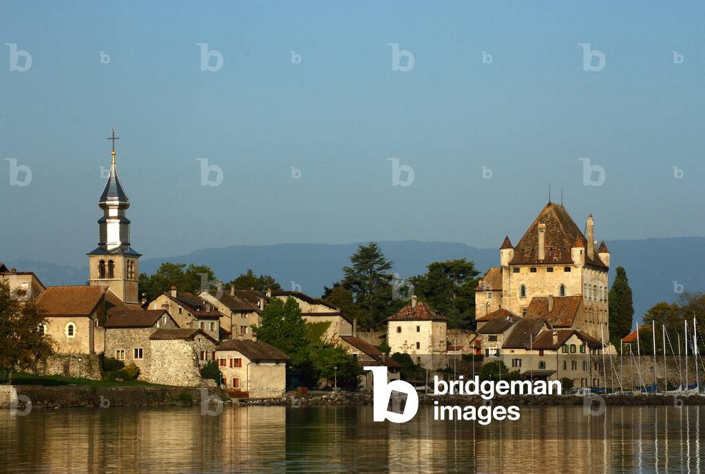 Yvoire, on the shores of Lake Leman, Auvergne-Rhone-Alpes Region, France, 2019 (photo)