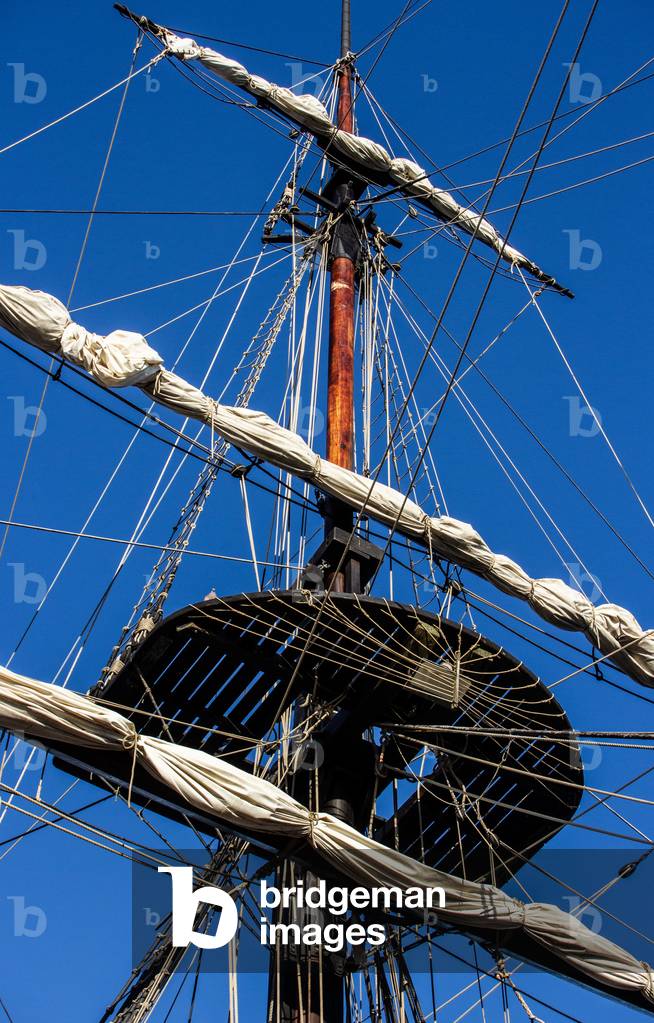 “Etoile du Roy” replica of a Privateer frigate from 1745. Saint-Malo. Brittany, 2021