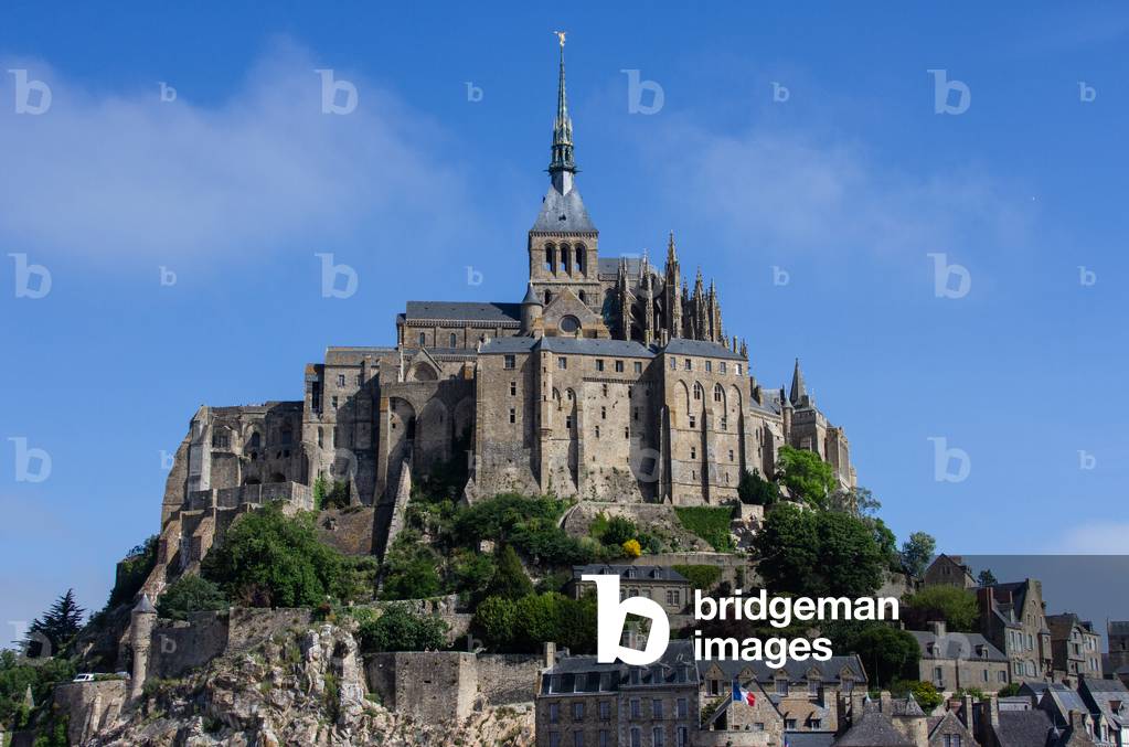Mont Saint-Michel, Benedictine Monastery, Normandy, France 2021