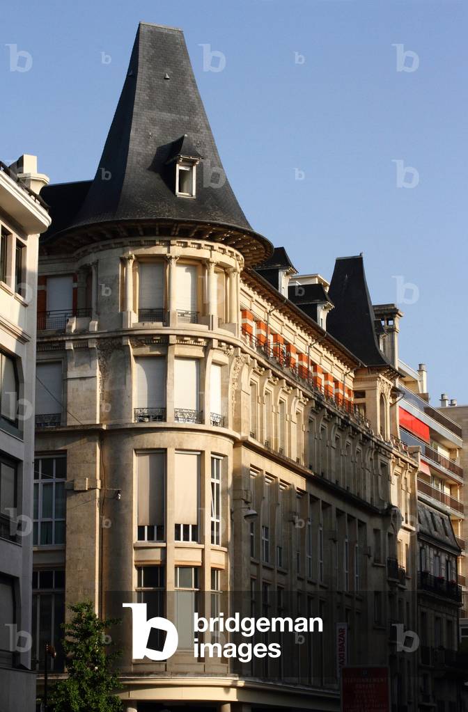 Art Nouveau Building, 1923, Architects: Edmond Herbe (1864-1960) and Maurice Deffaux, 31-33 rue de Talleyrand, Reims, France, 2019 (photo).