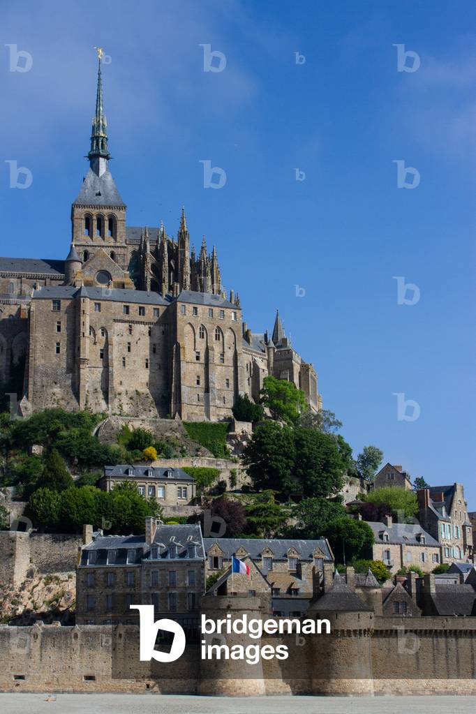 Mont Saint-Michel, Benedictine Monastery, Normandy, France 2021