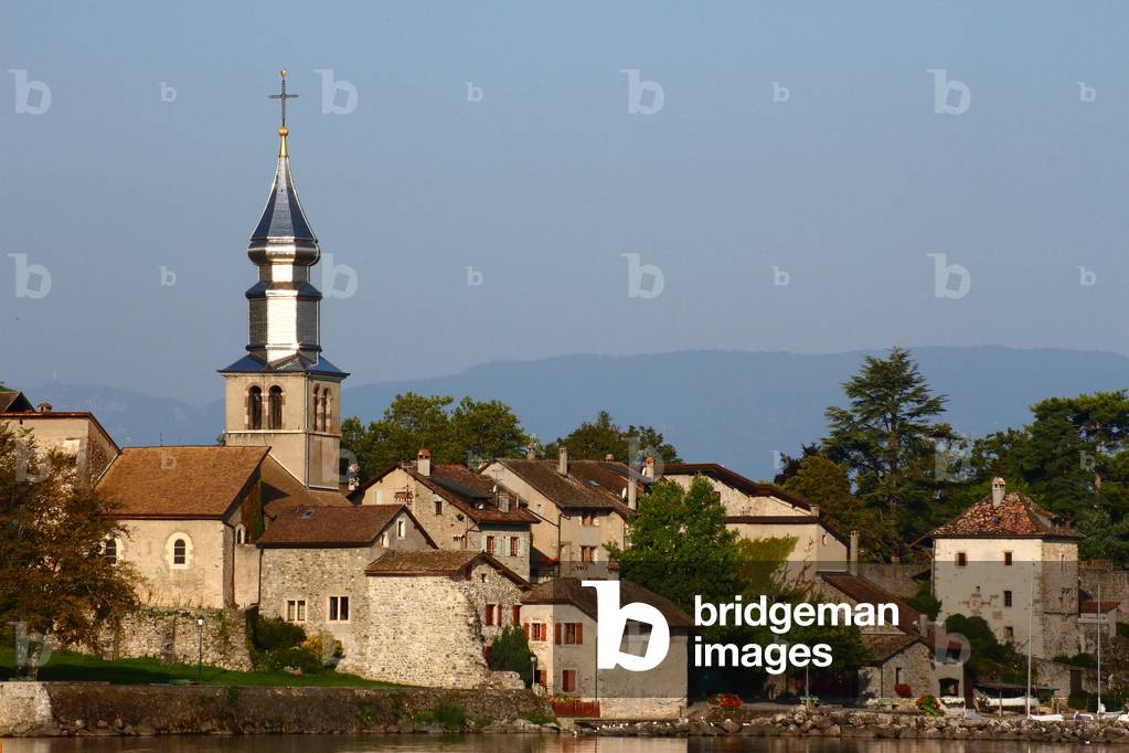 Church of Saint Pancrace, Yvoire, Auvergne-Rhone-Alpes Region, France, 2019 (photo)
