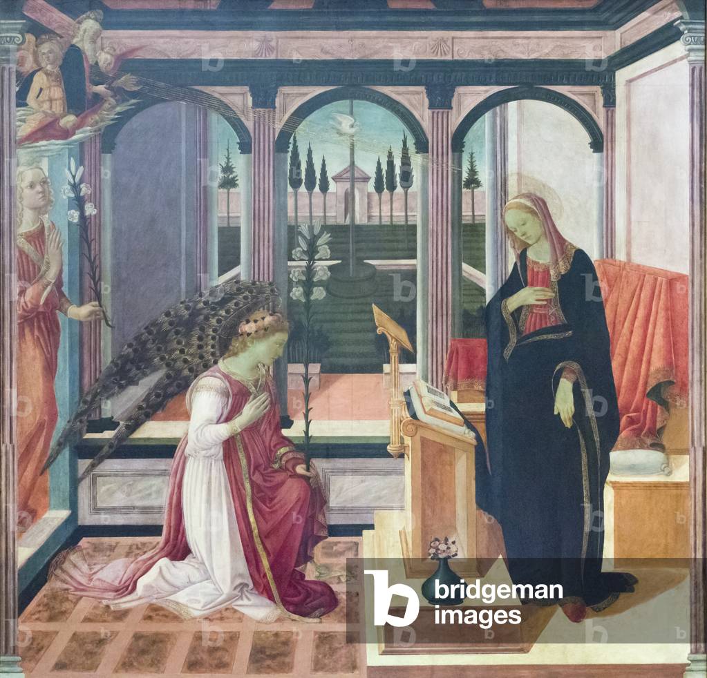 Annunciation, 1475-80, (panel)