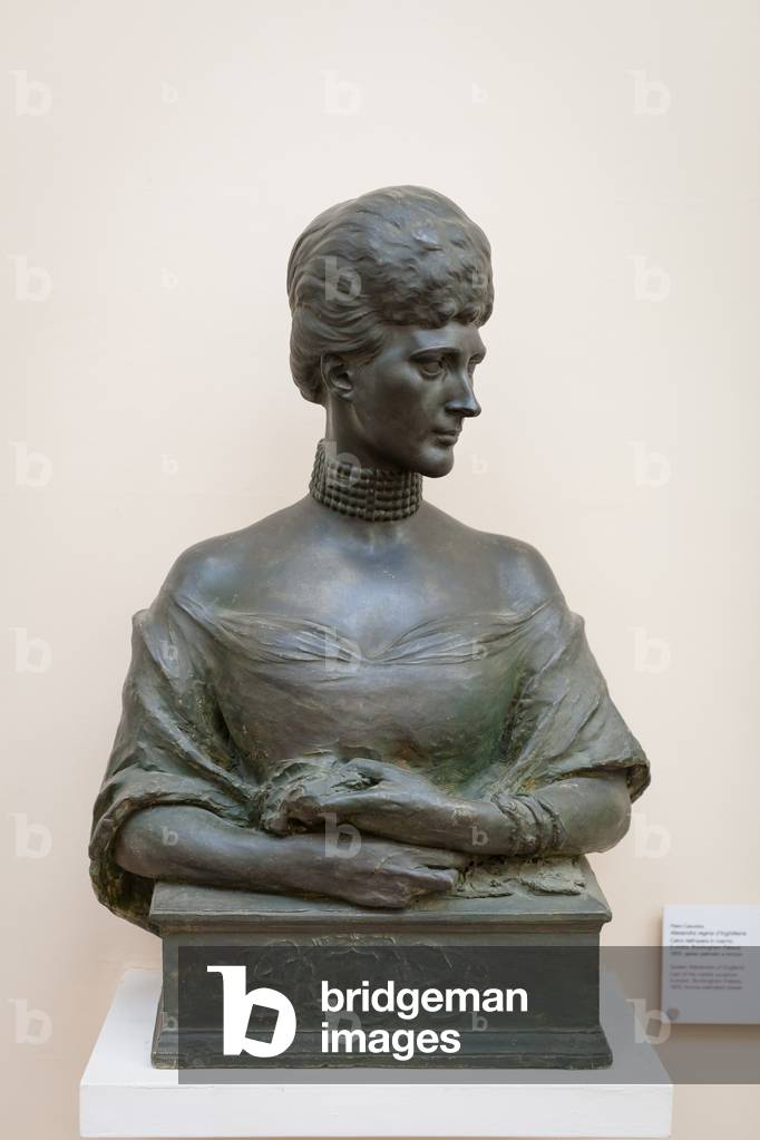 Alexandra Queen of England, 1903 (bronze patinated plaster)