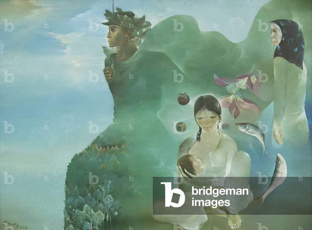 Portrait of soldier, 1984 (oil on canvas)