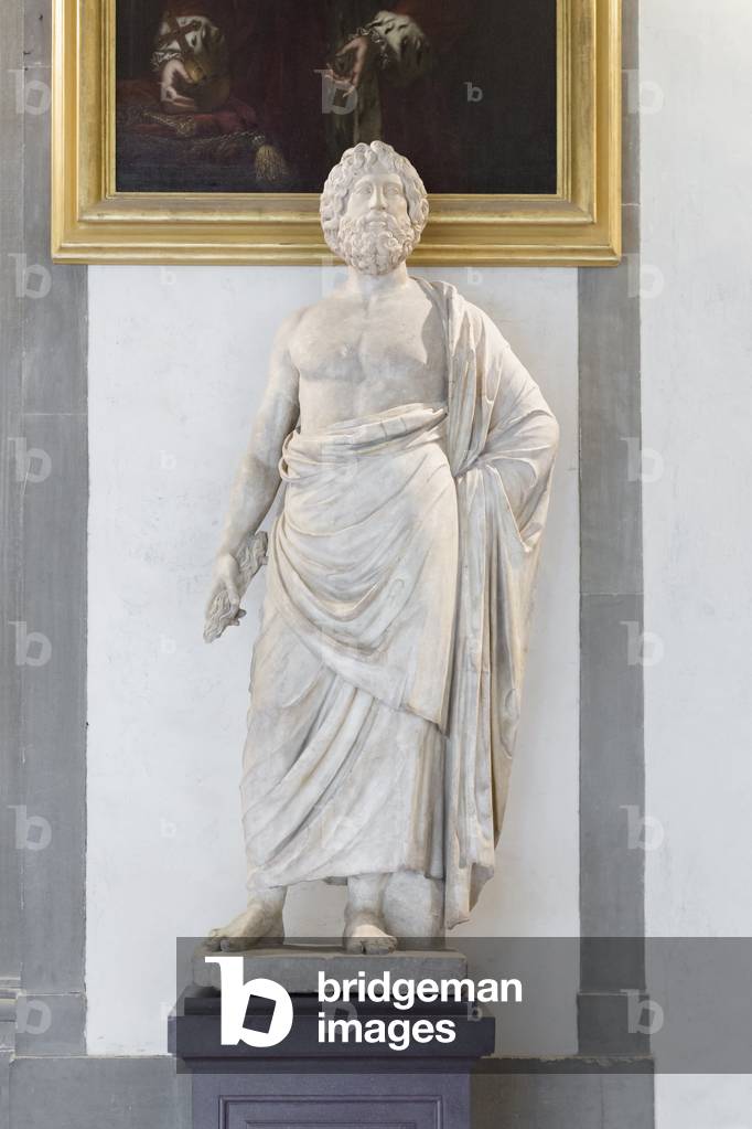 Statue of Aesculapius, 1st/2nd century AD (marble)