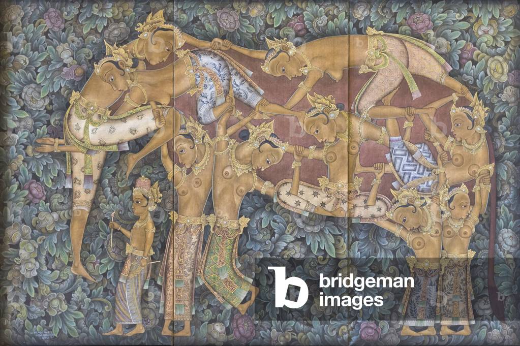 Elephant, c.1990, I Wayan Pendet, 1936 (acrylic on canvas)