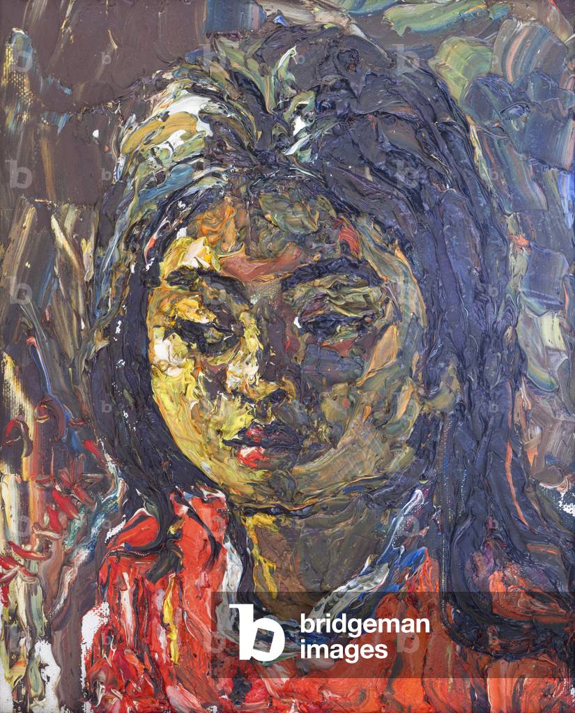 Young balinese girl, 1999 (oil on canvas)