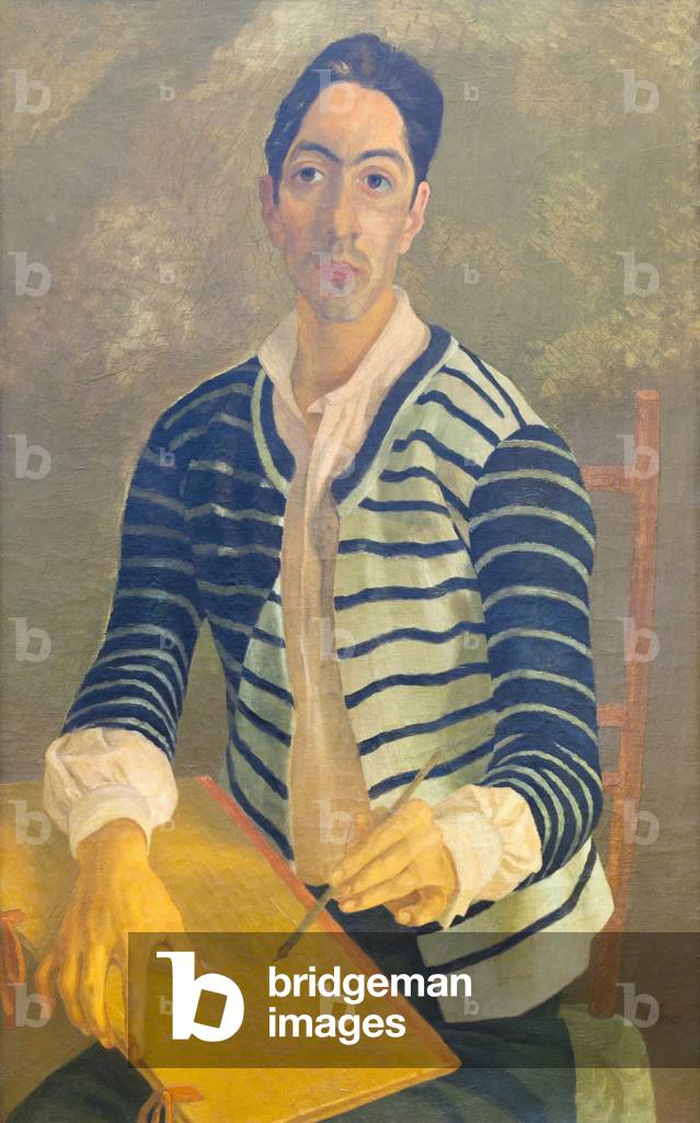 Self portrait, about 1935, (oil on canvas)