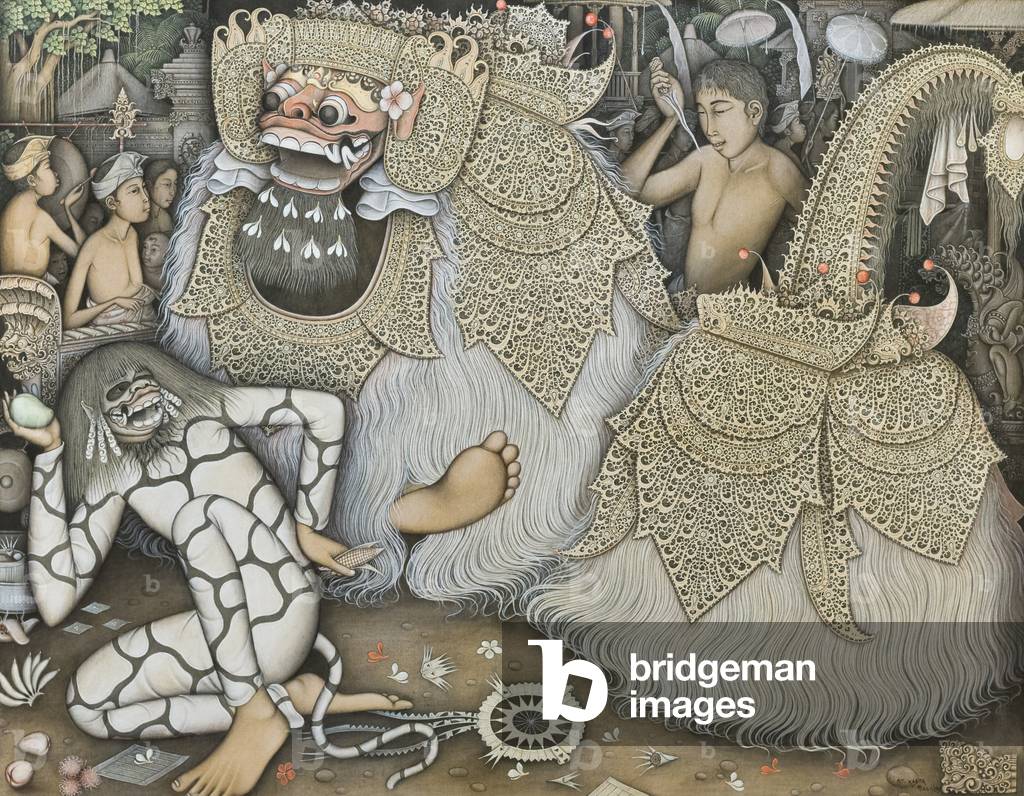 The Barong dance, c. 1993 (oil on canvas)