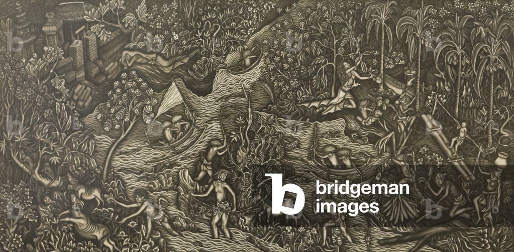 Amad's three magical posessions, 1937, (triplex and tempera)