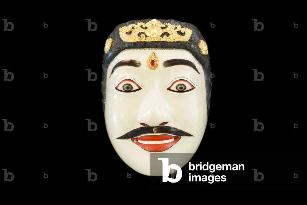 Mask representing Dalem, depicting the king's figure, from Bali,