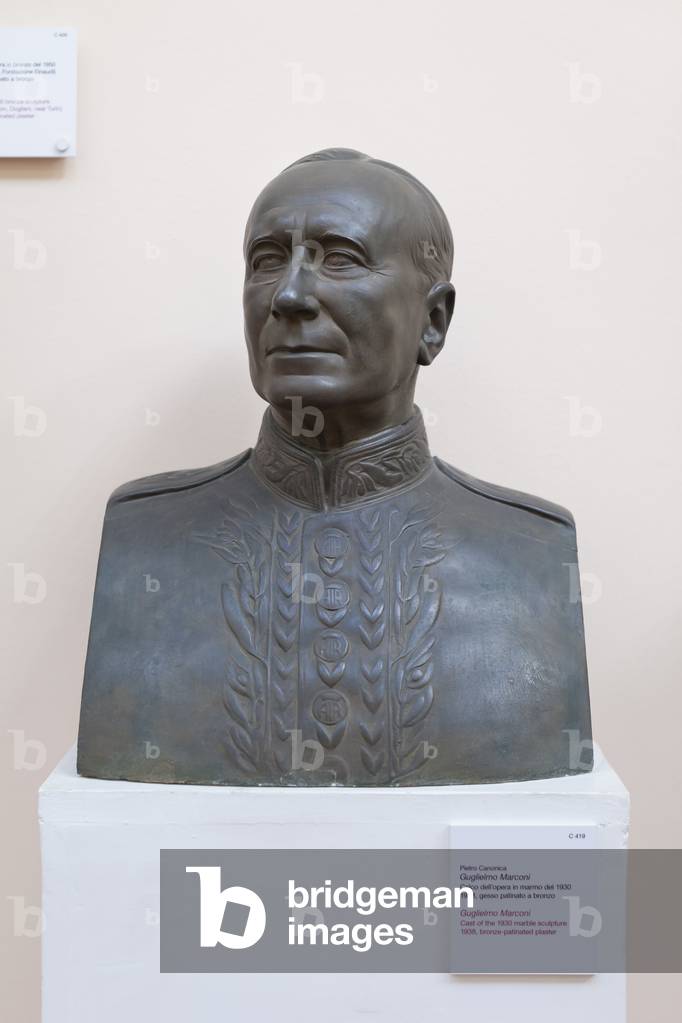Guglielmo Marconi, 1938 (bronze patinated plaster)