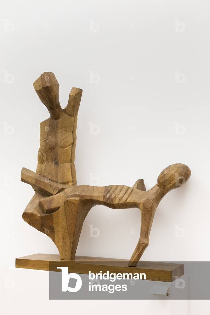 Pieta', 1965 (nut tree wood)