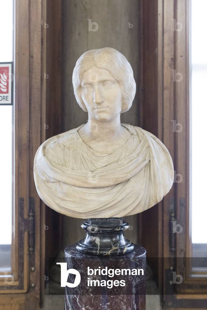 Bust of a woman, so called Manlia Scantilla, 16th century, (marble)