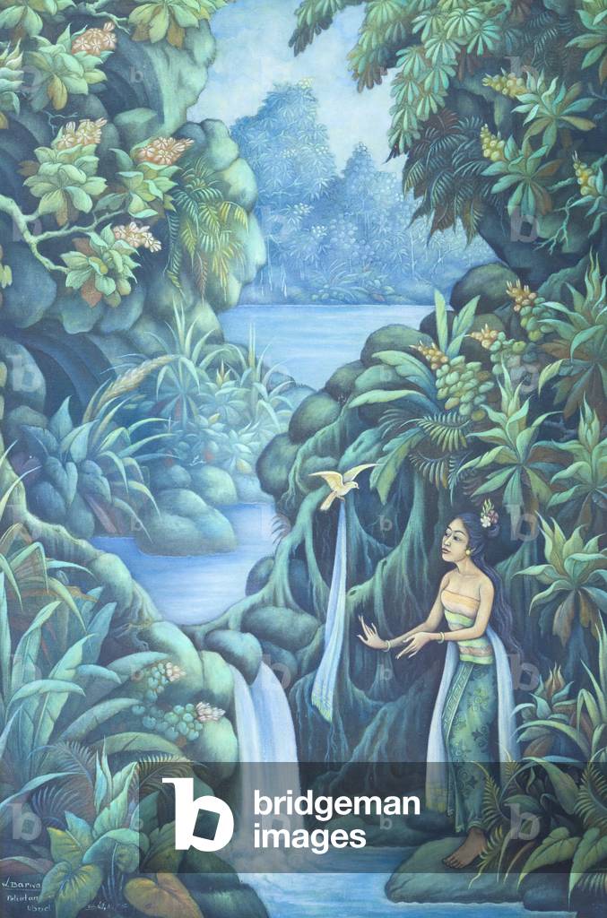 The diligent and good natured miss onion, 1975 (acrylic on canvas)