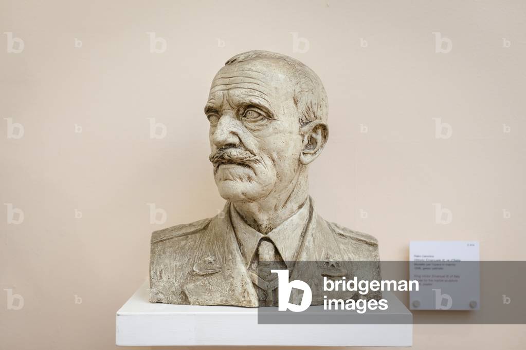 Vittorio Emanuele III, King of Italy, 1936 (plaster)