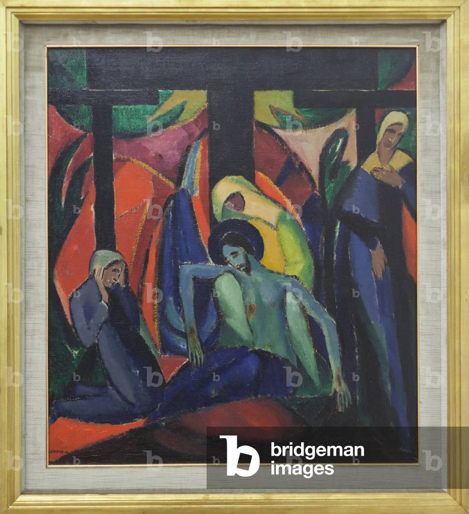 Kreuzabnahme (Deposition), 1916 (oil on canvas)