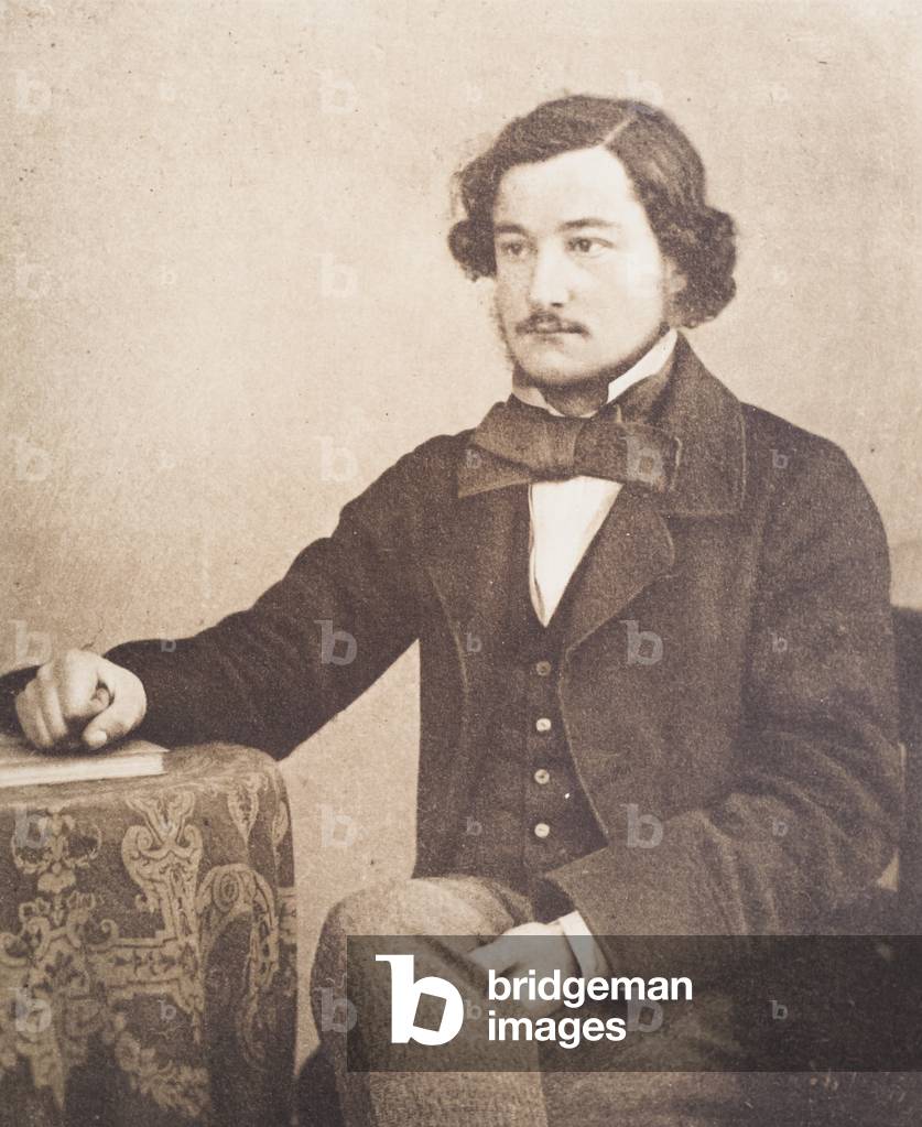 William Morris aged 23, 1857/8 (b/w photo)