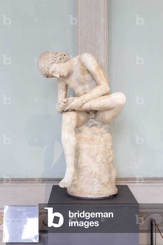 Boy with thorn, also known as spinario, 1st century BC, (marble)