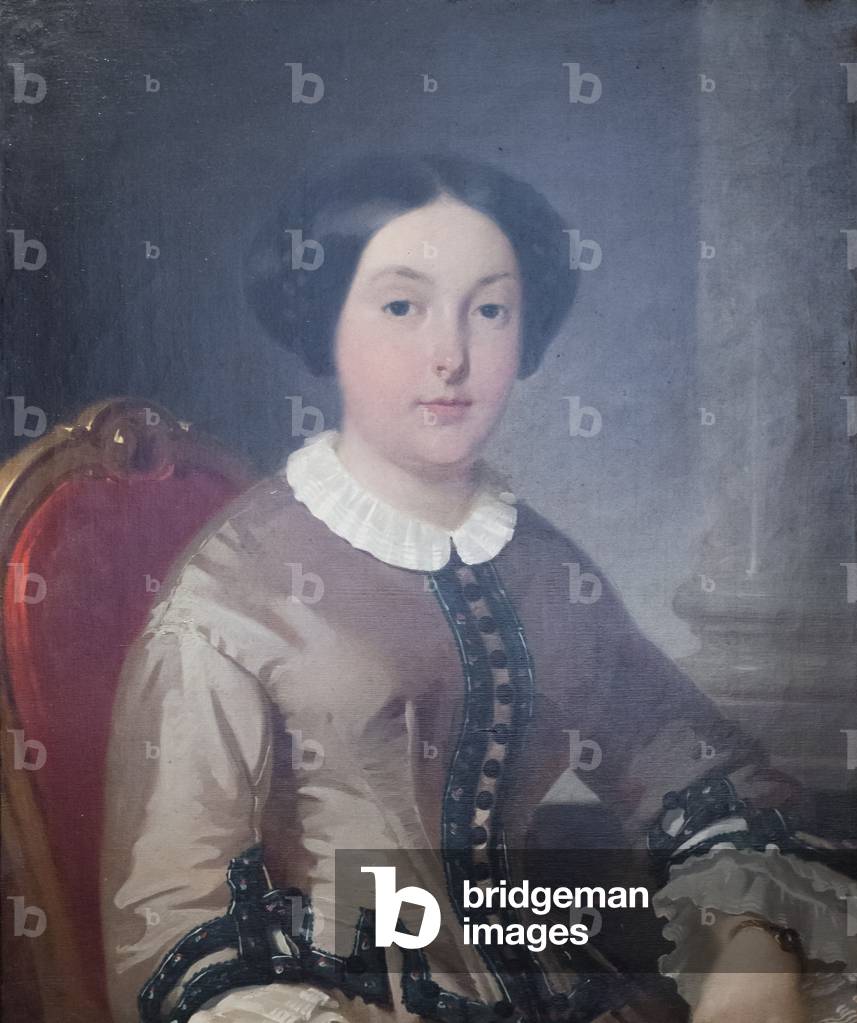 Julie Bonaparte del Gallo di Roccagiovine, 1847, (oil on canvas)