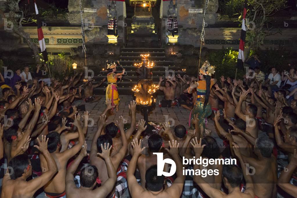 Kecak trance dance, Bali, Indonesia
