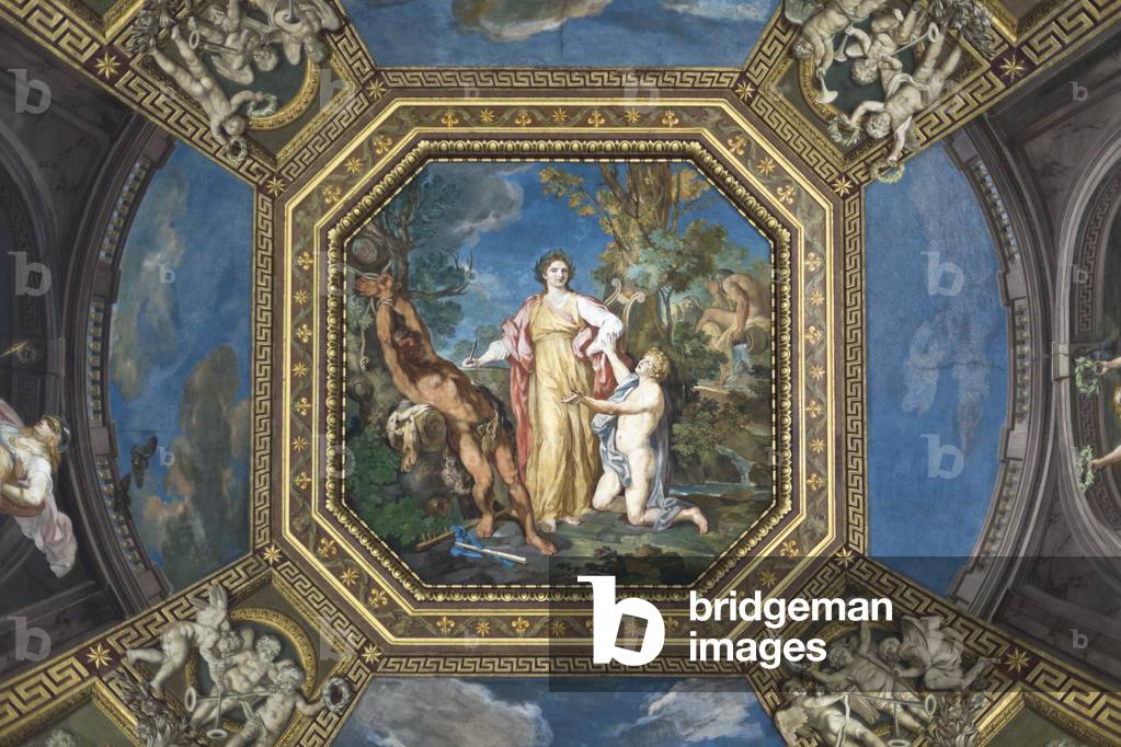 Ceiling fresco of Apollo and Muses, 1782-1787 (fresco)