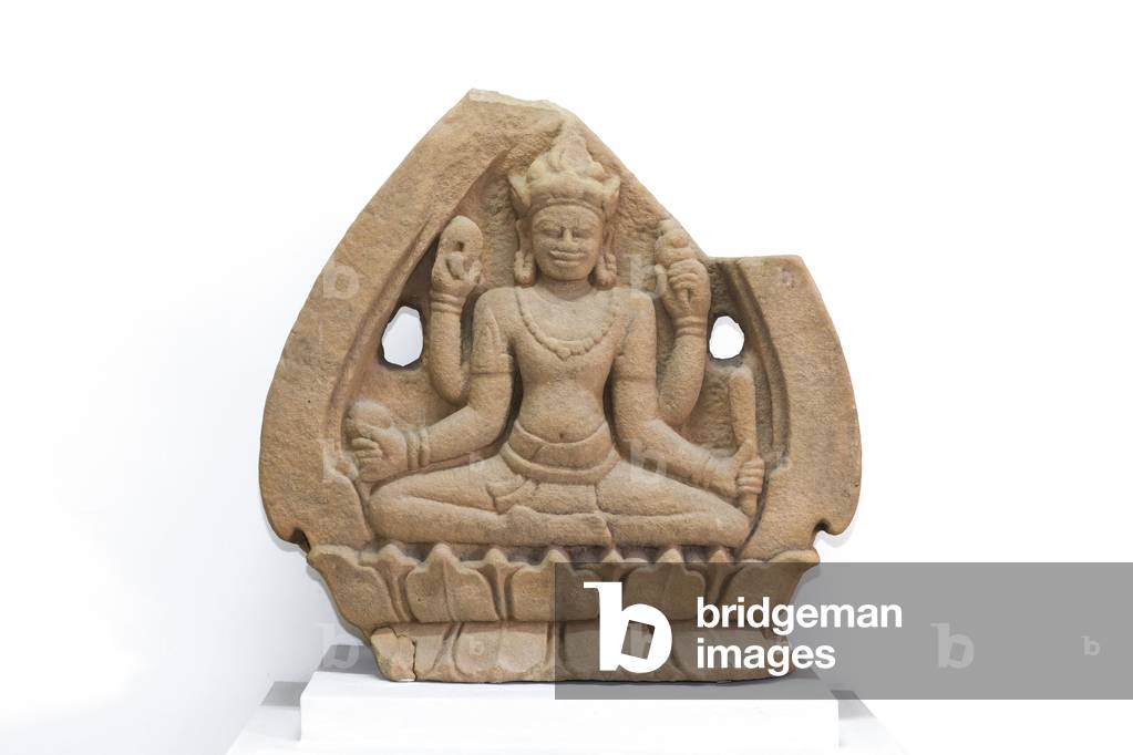 Vishnu, Quang Nam province, 12th-13th century AD (sandstone)