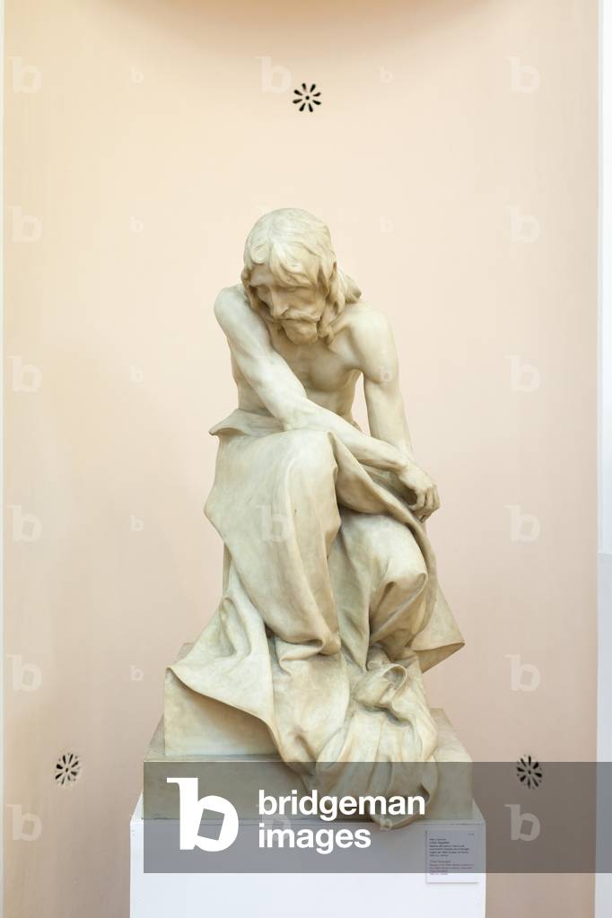 Christ scourged, c.1920 (marble)