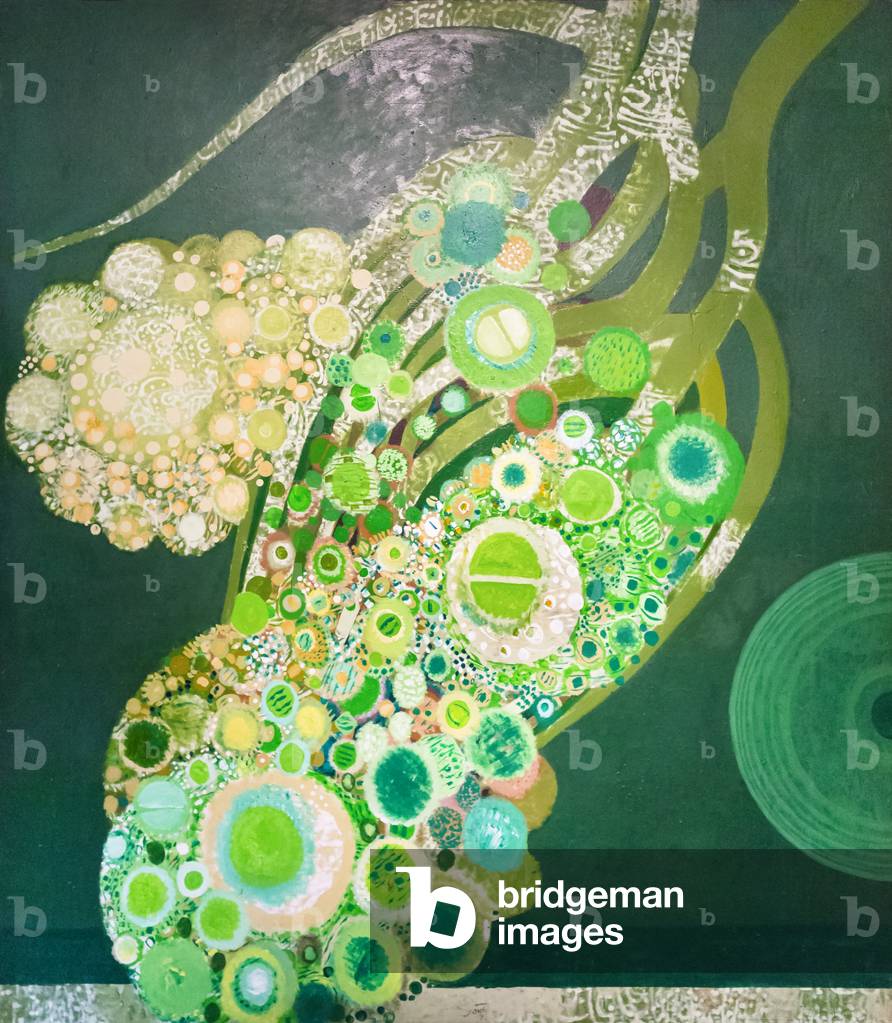 Untitled, 1972, Abolghassen Saeidi (oil on canvas)