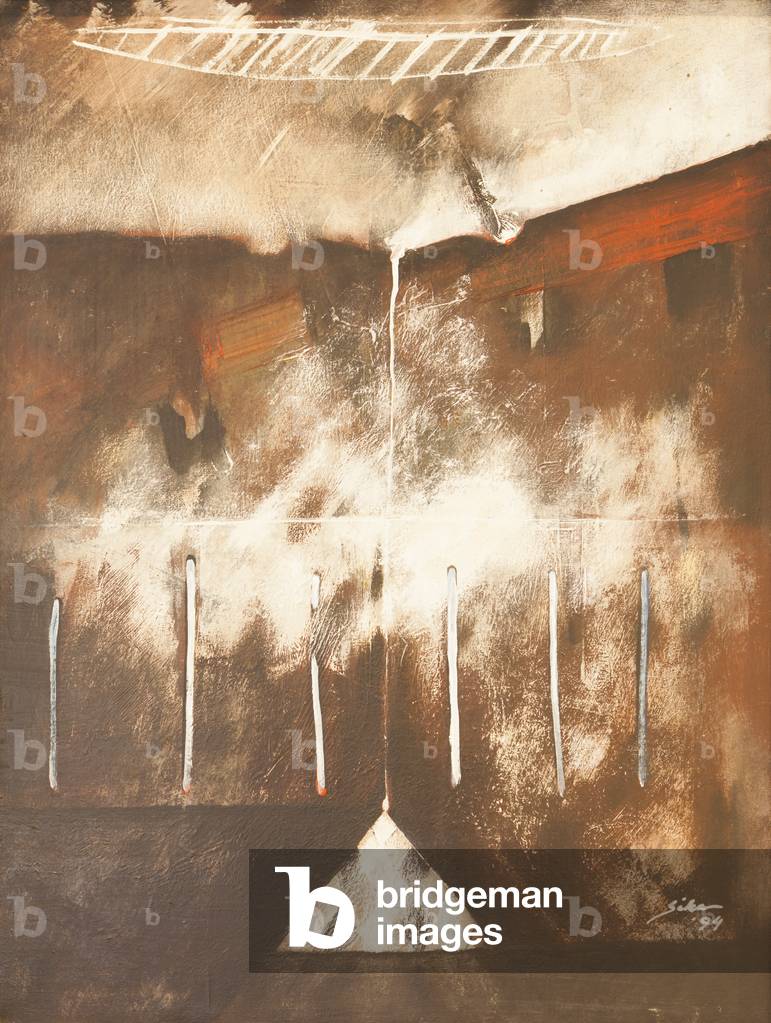 The balinese holiday, Pagerwesi, c. 1994 (acrylic on canvas)