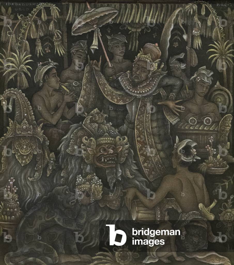 Calonarang, 20th century, (tempera on canvas)