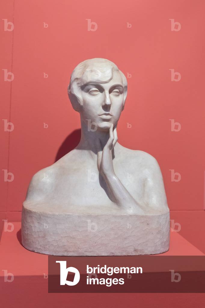 Portrait of a young girl, 1926-27, (bronze)