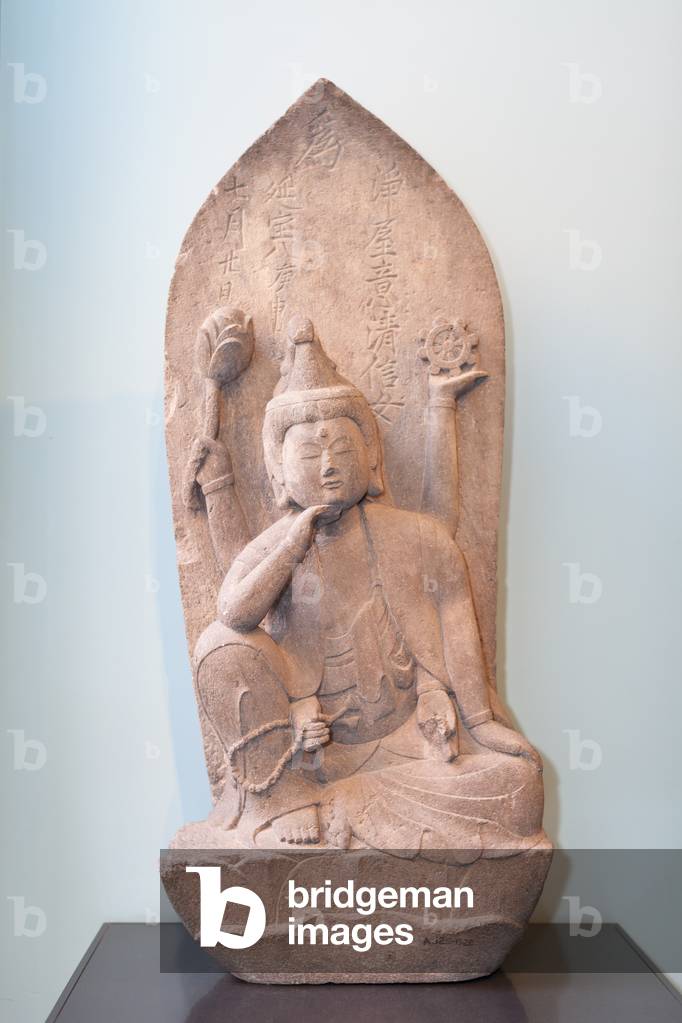 Nyoirin Kannon, 1680, (andesite)