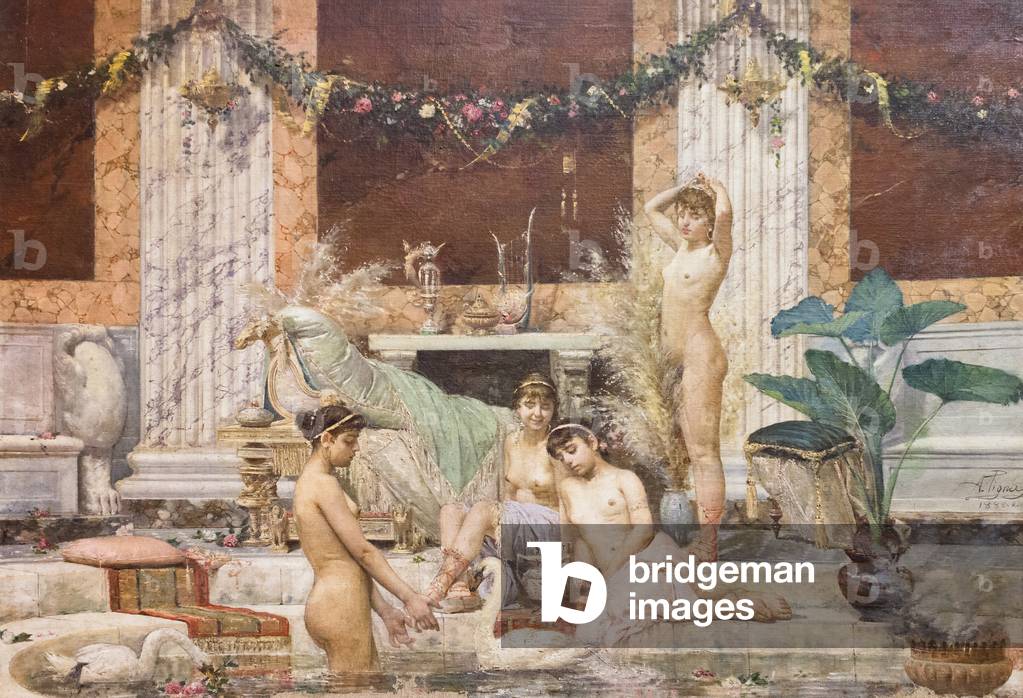 Frigidarium, 1882, (oil on canvas)