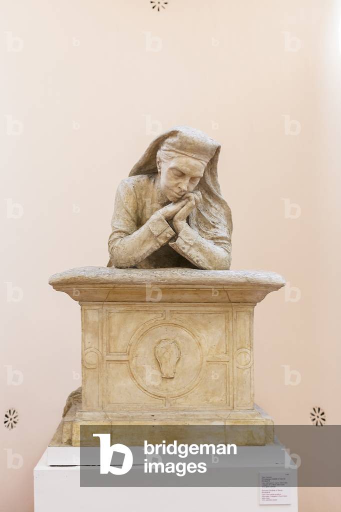 Princess Clotilde of Savoy Bonaparte, 1912 (patinated plaster)