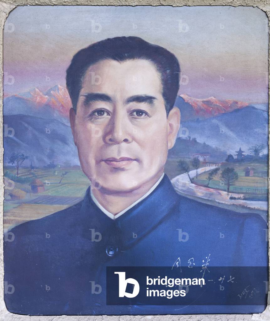 Portrait of Zhou En Lai  (1898-1976) first Premier of the People's Republic of China
