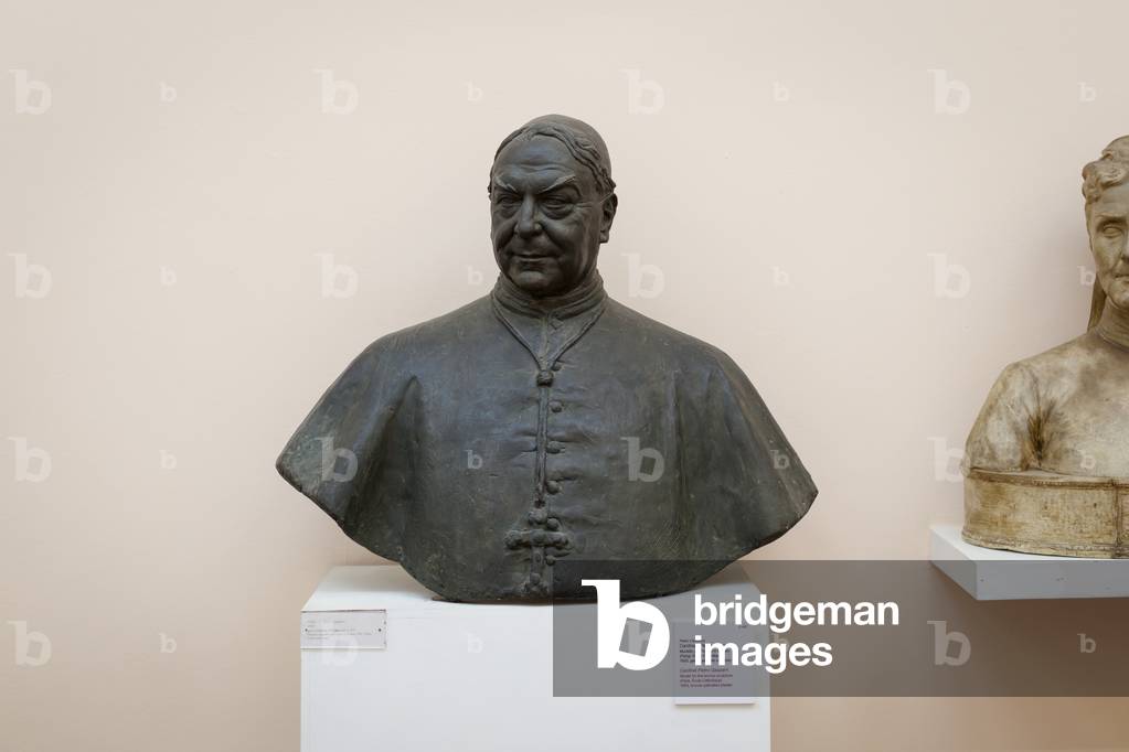 Cardinal Pietro Gasparri, 1929 (bronze patinated plaster)