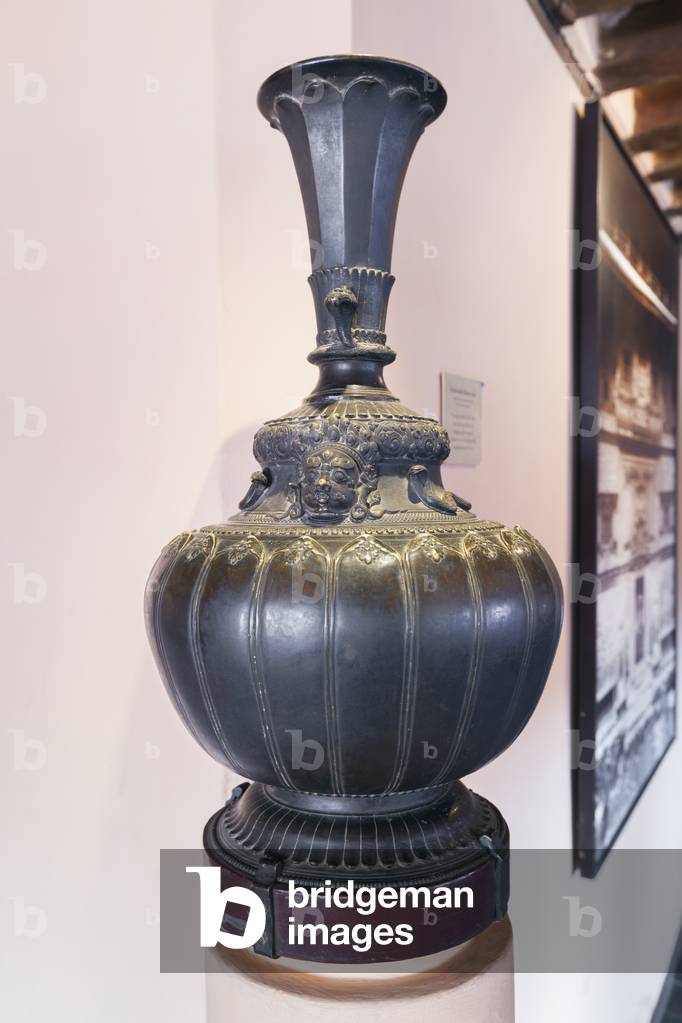 Kalash with Bhairav Mask, Nepal (bronze)