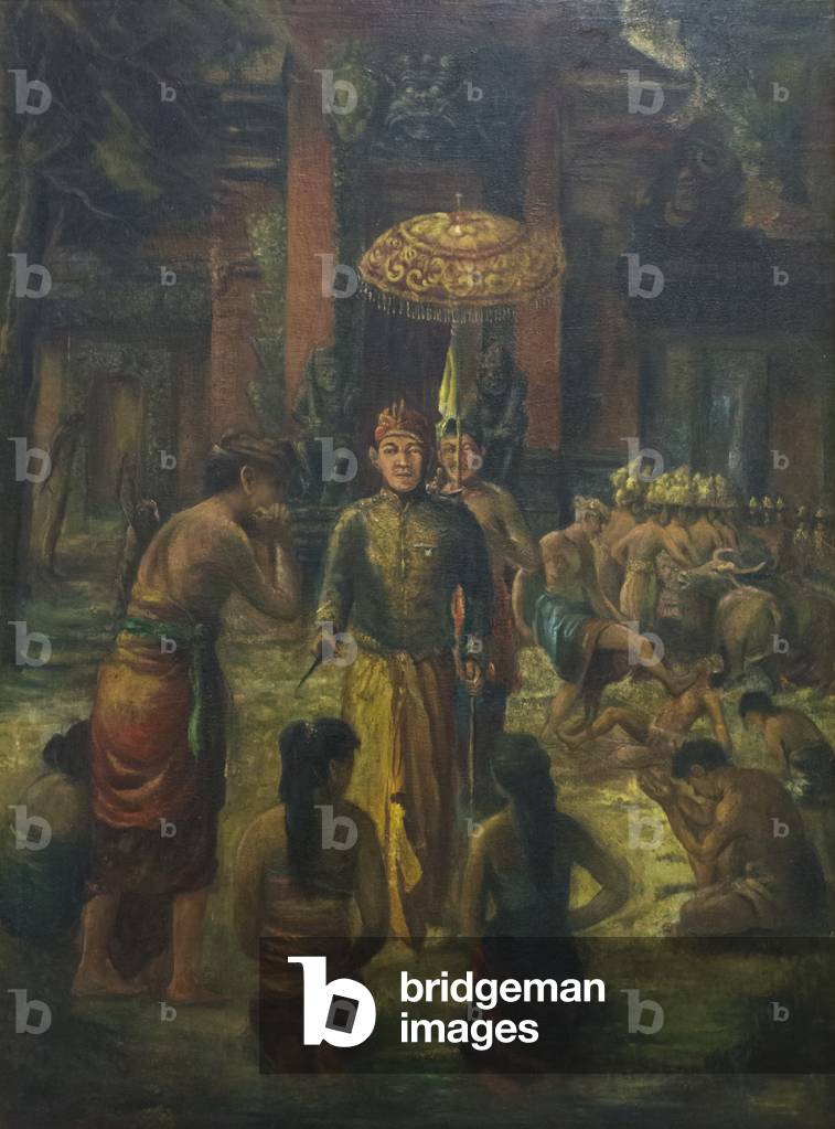 King's ceremony (oil on canvas)