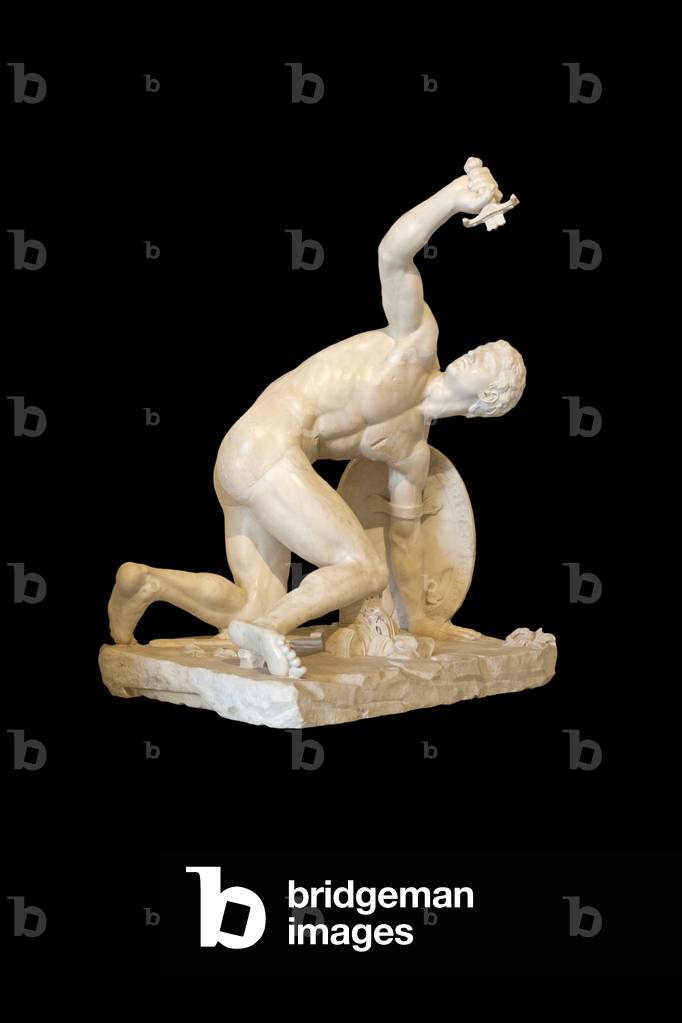 Statue of a wounded warrior , 1st century (marble)