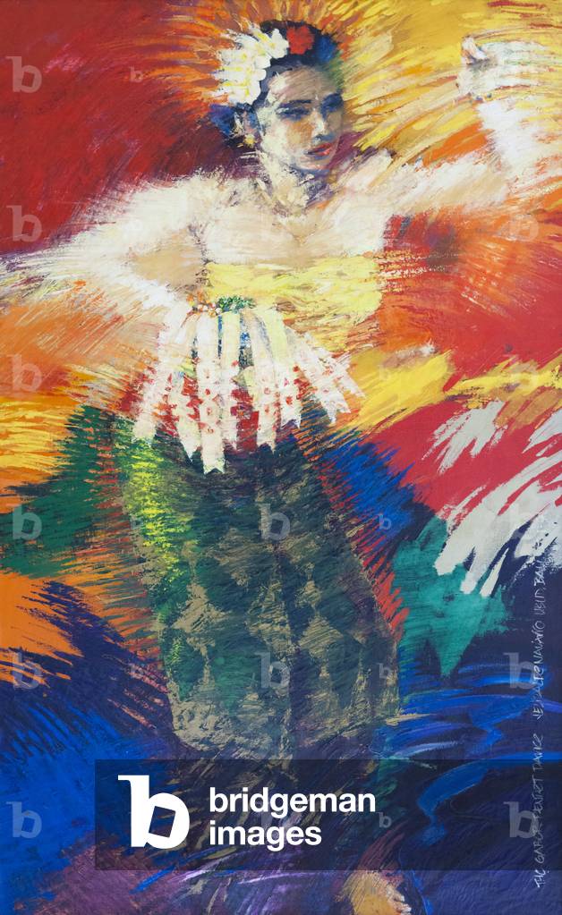 Gabor Pendet dance, 1991 (acrylic on canvas)