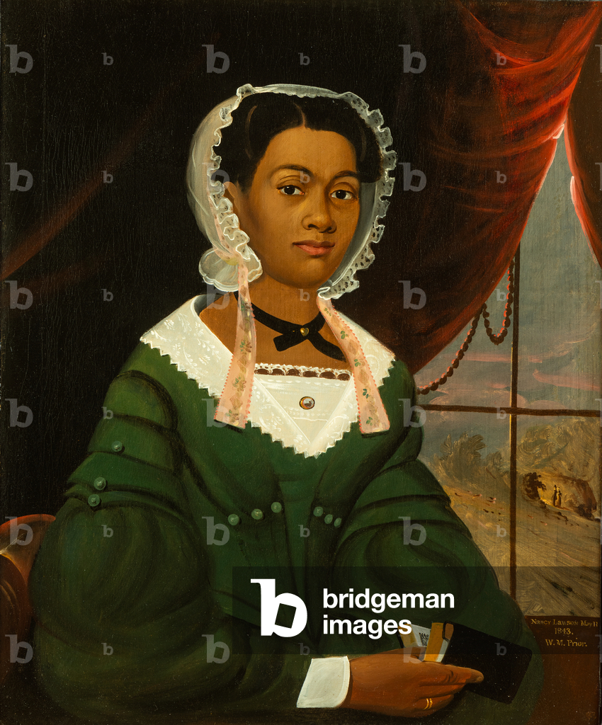 Mrs. Nancy Lawson, 1843 (oil on canvas)