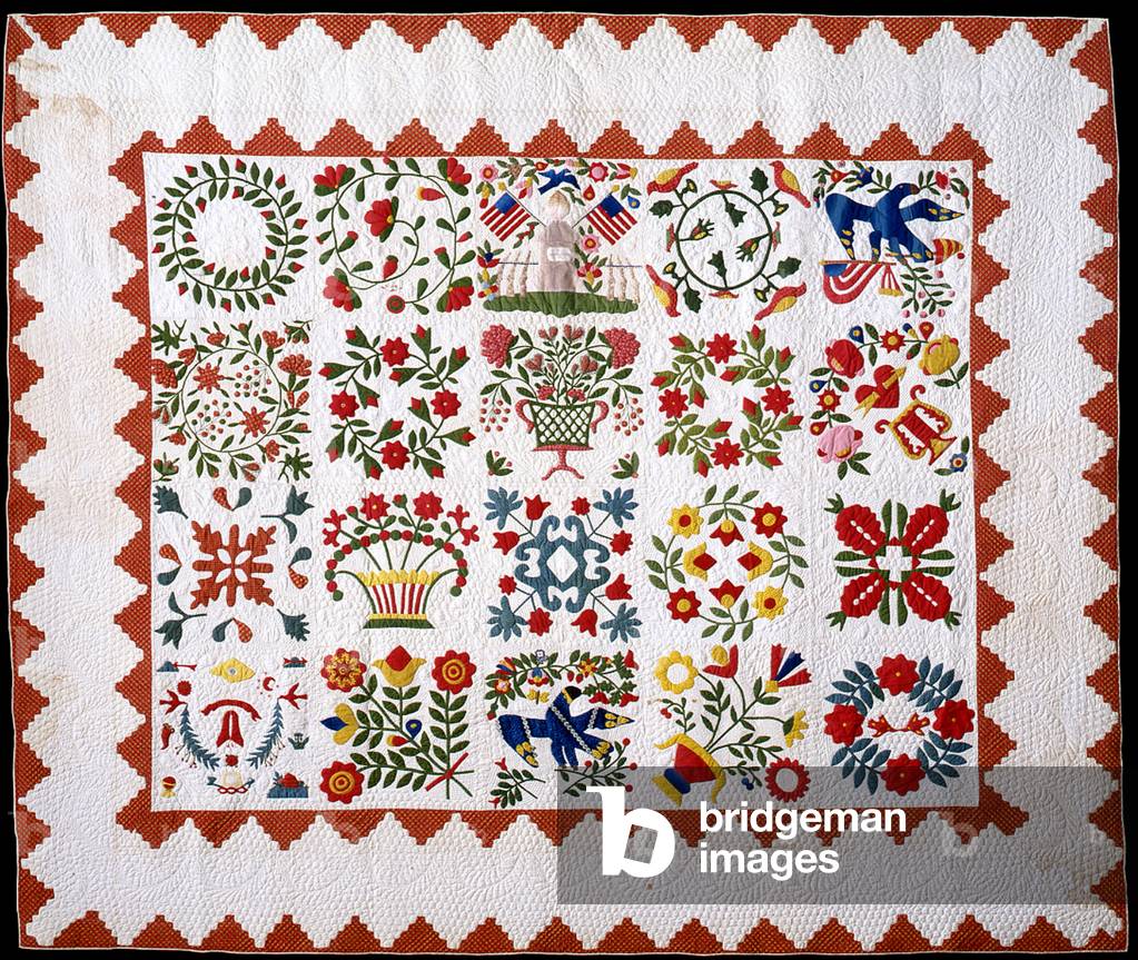 Major Ringgold Album Quilt, 1847-50 (cotton)