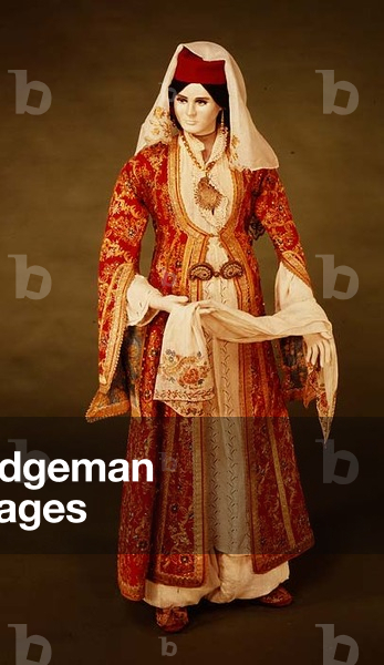Costume di una cittadina musulmana, Bosnia-Erzegovina, fine XIX secolo