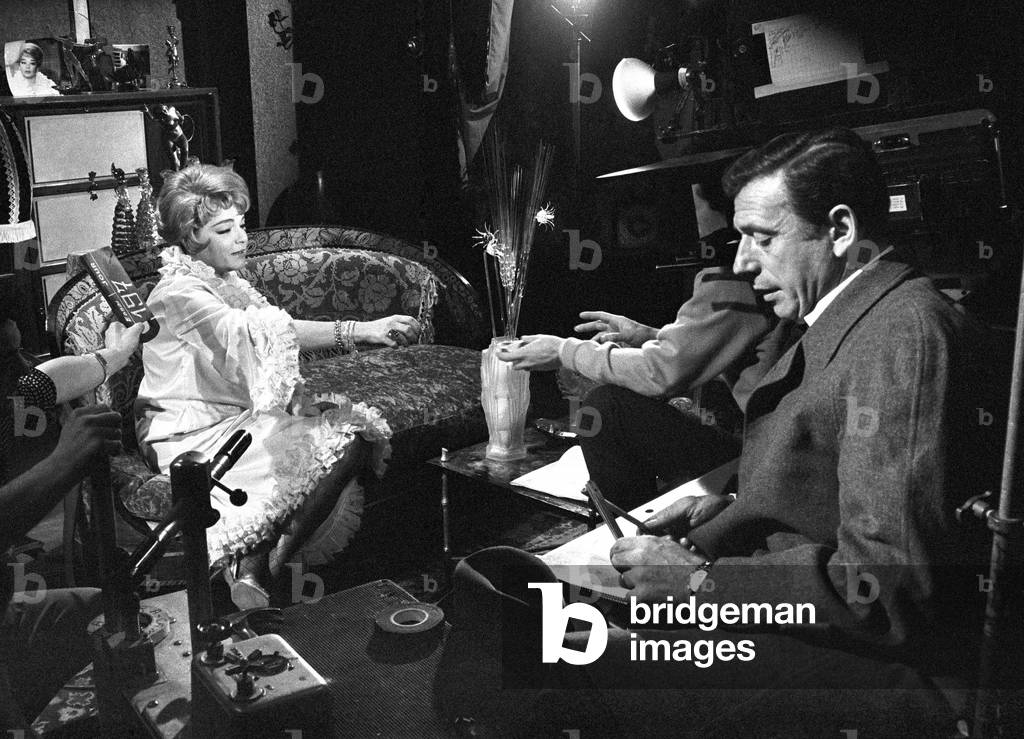 Simone Signoret and Yves Montand
