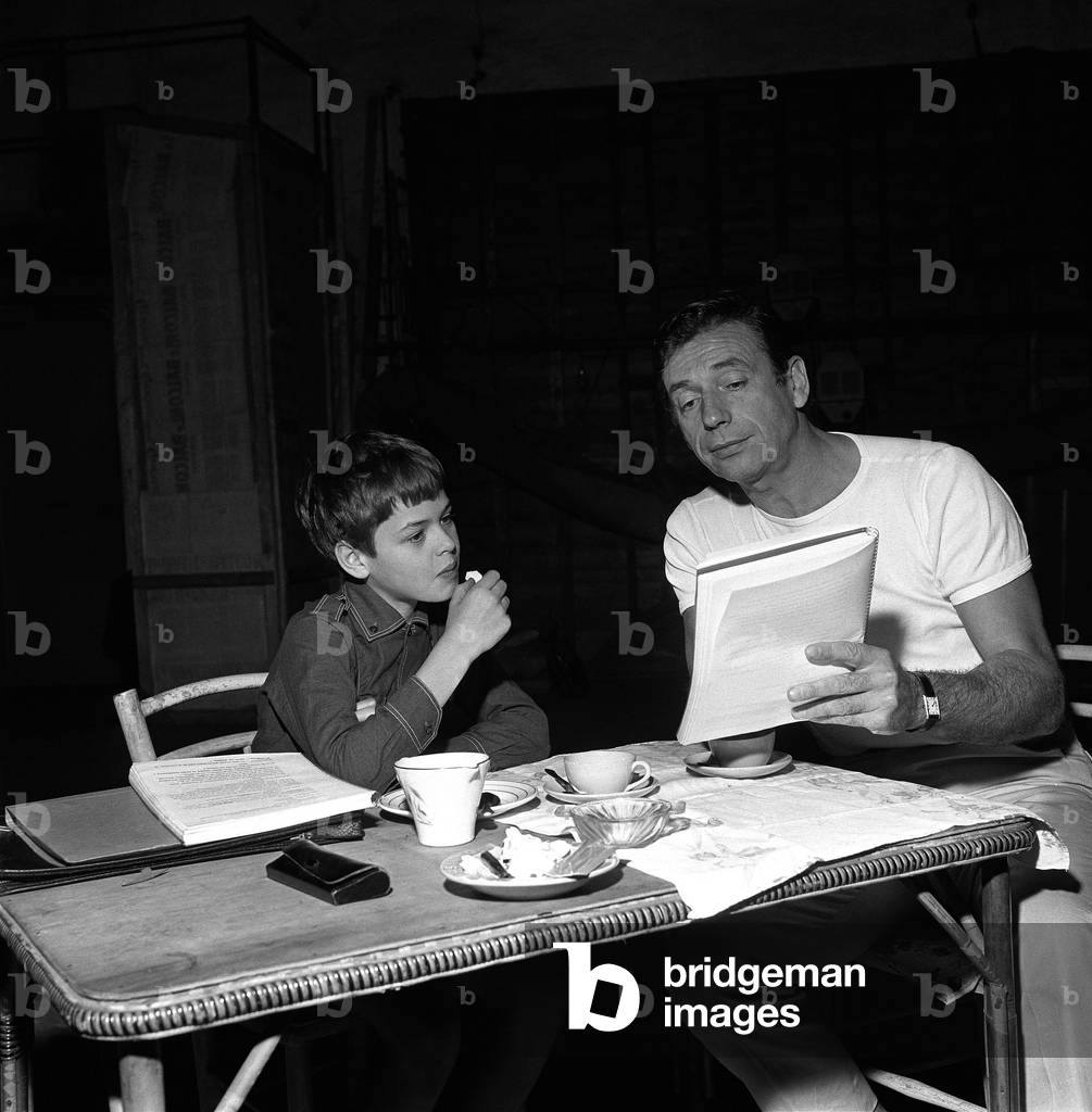 Didier Audepin and Yves Montand